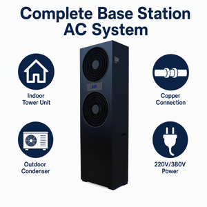 Climatisation industrielle haute fiabilité, 99,999 % d'unité d'exploitation continue, 7,5 kW, 25591 BTU/h, 2,13 <span class=keywords><strong>RT</strong></span> - Product Image 2
