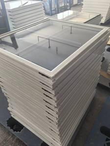 Bán Buôn PVC Đôi Kính Cường Lực Nhà Máy Giá Rẻ Giá Đôi Cửa Sổ Vinyl Duy Nhất Treo Cửa Sổ - Product Image 5