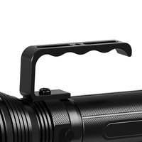 Linterna led potente de 100W y 8000 lúmenes, linterna LED recargable, resistente al agua, con mango para seguridad al aire libre