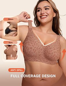 Sujetador de Gel sin Costuras OEM al por Mayor, sin Varillas, con Tirantes Ajustables, Transpirable, Acolchado, Cómodo para Mujer, Tipo Camiseta - Product Image 3