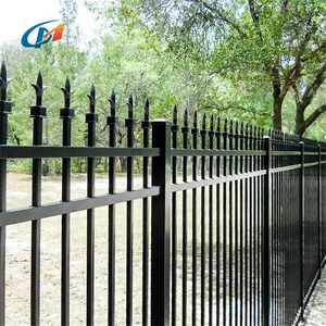 <span class=keywords><strong>Clôture</strong></span> en fer forgé noir pour extérieur, panneau décoratif en fer, 6x10 pieds, <span class=keywords><strong>clôture</strong></span> en métal galvanisé pour jardin - Product Image 5