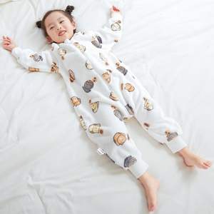 <span class=keywords><strong>Saco</strong></span> de dormir para bebé con piernas, mameluco de franela para niño pequeño, <span class=keywords><strong>saco</strong></span> de dormir, manta usable infantil para otoño e <span class=keywords><strong>invierno</strong></span>, <span class=keywords><strong>pijama</strong></span> - Product Image 5
