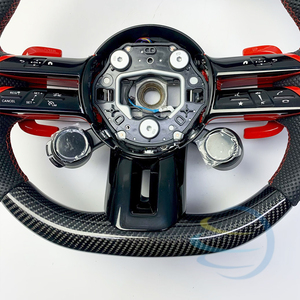 พวงมาลัยคาร์บอนไฟเบอร์ LED สำหรับ AMG S Class W221 W116 W126 W140 W220 W222 W223 C117 250 200 C118 - Product Image 3