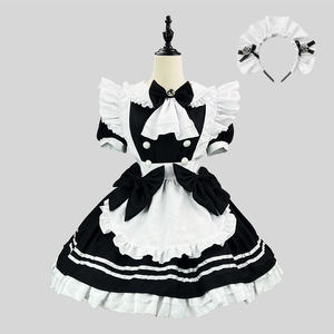 Japanese Style Maid Outfit Black White Lolita Cosplay Costume For Anime Role Playing Spring 2025 - Product Image 1