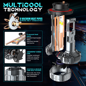 Đèn <span class=keywords><strong>LED</strong></span> ô tô CL33 360W 40000LM 6000K, đèn <span class=keywords><strong>LED</strong></span> <span class=keywords><strong>H4</strong></span> H11 sáu ống đồng, H1 9005 9006, đèn pha ô tô <span class=keywords><strong>LED</strong></span> H7 12V, bóng đèn <span class=keywords><strong>H4</strong></span> <span class=keywords><strong>LED</strong></span> ô tô, đèn H13 - Product Image 4