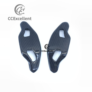 Manettes de changement de vitesse en fibre de carbone CCExcellent pour Lamborghini URUS, <span class=keywords><strong>Audi</strong></span> S4 S5 R8 TT RSQ8 Q3 RSQ3 RS4, volant - Product Image 2