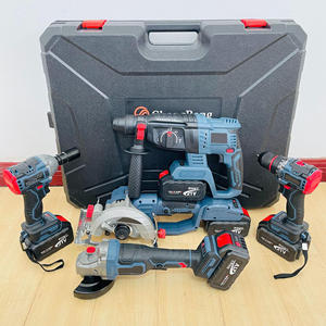 21V Brushless Lithium Battery Power <strong>Tool</strong> Set 5-<strong>in</strong>-<strong>1</strong> <strong>Multi</strong>-<strong>function</strong> Hammer Drill and Angle Grinder Power <strong>Tool</strong> Set - Product Image 6