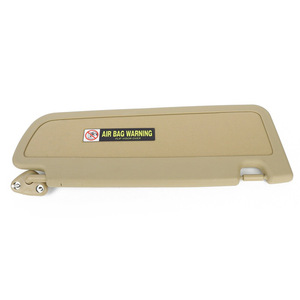 Parasol para coche Honda Civic 2006-2011, color beige, lado izquierdo, con espejo, plegable, accesorio interior - Product Image 2