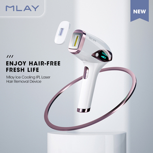 Appareil d'épilation IPL portable à usage domestique MLAY OEM ODM, refroidissement par glace, lumière pulsée, épilateur laser indolore pour le visage, le dos et le corps entier - Product Image 3