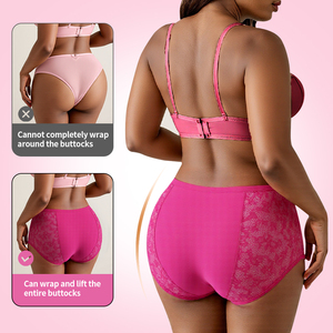 Culotte Gainante Morcoda en Coton et Dentelle de Haute Qualité Vente en Gros Échancrée Grande Taille Imprimée à Bas Prix Personnalisable avec Ouverture - Product Image 2