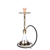 Khói Maya Hookah Với Hai Ống Mảnh Nồi Thép Không Gỉ Kính Nargile Hookah Shisha Bán Buôn Tại Trung Quốc