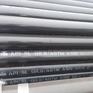 A106 Gr.B Hersteller API 5L x42 x50 x62 x70 Leitungsrohr nahtlose Stahlleitung für Öl-/Gasrohr