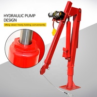 Treuil électrique de levage, capacité de 60 kg, 12V, 110V ou 380V, 1000lbs, bras de levage, remorque hydraulique, mini camion, avec CE