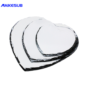 Pietre a Forma di Cuore, Ardesia a Forma di Cuore Vuota per <span class=keywords><strong>Foto</strong></span> 15*15cm MK59, Pietra per Sublimazione - Product Image 2