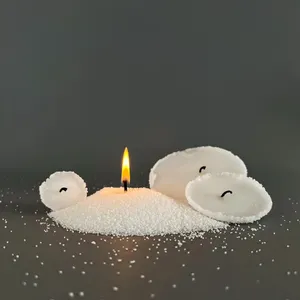 Candle Pearls Home and Wedding Decors White Candle Sand Wax Granulated Eco-friendly Palm Wax for Making Wedding Sand Wax Candles