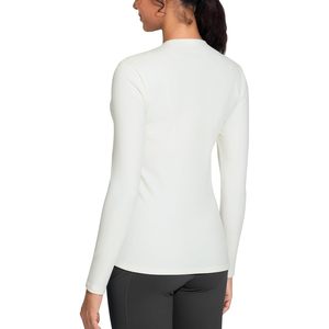 Camiseta térmica de manga larga con cuello redondo para mujer, ropa interior ajustada, ropa interior cálida para invierno - Product Image 2