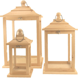 โคมไฟไม้รูปฉากการประสูติของพระเยซู ชุด 3 ชิ้น ของตกแต่งแสงสว่างธรรมชาติ รุ่นเยอรมัน 9069-S029-6 - Product Image 1