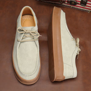 Zapatos de Negocios de Alta Calidad, Zapatos de Vestir de Piel Vacuna de Primera Calidad para Hombre, Mocasines con Suela de Goma - Product Image 1