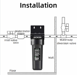 Aicksn Filter 3-Stage Big Blue Housing ACF Filtration System <strong>Water</strong> Filtration Purifier <strong>Water</strong> <strong>Purifying</strong> - Product Image 6