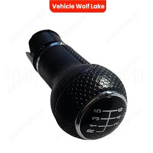 Palanca de cambios ergonómica de cuero para coche, marca Vehicle Wolf Lake, para Volkswagen Golf 4 de 6 velocidades - Product Image 2