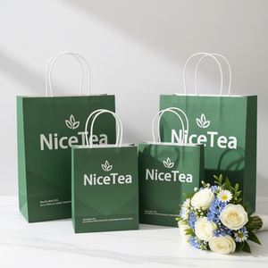 Bolsas de Papel Kraft para Café con Asas, Bolsas de Café Marrones de 12 oz para Café Tostado Fresco, Precio al por Mayor - Product Image 3