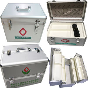 Usine vente en gros, maison, bureau, hôpital, <span class=keywords><strong>voiture</strong></span>, trousses de premiers soins d'urgence en aluminium avec fournitures - Product Image 3