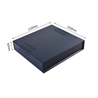 Boîtier de commande électrique en fer, boîtier de bureau en fer, boîtes de jonction électriques DIY, boîtier d'amplificateur en fer 250*230*50mm
