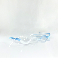Support d'agarbatti en cristal acrylique fait à la main, Lucite Vibes brûleur d'encens vague bâton d'encens pour Yoga méditation
