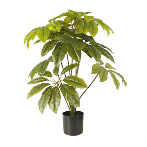 Árbol Artificial de Schefflera <span class=keywords><strong>Arboricola</strong></span> de 65 cm, Árbol de Paraguas Artificial, Árbol Decorativo de Interior, Árbol Perenne - Product Image 2