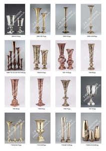 Flower <b>Vase</b> Urn Metal Flower <b>Vase</b> Gold Tube Flower <b>Vase</b> <b>Tall</b> Home <b>Decor</b> Simple Gold Metal Hanging Geometric Metal Wall - Product Image 5