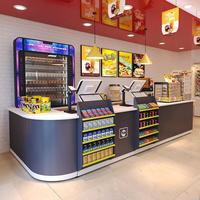 Comptoir de réception en bois sur mesure pour magasin de détail, comptoirs de caisse pour librairie, table de caissier