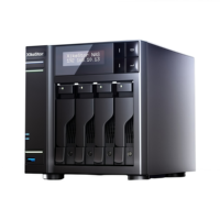 Nouveau Mini PC NAS 4 Baies 4*SSD NVMe M.2 Intel N100 Quad Core 8 Go DDR5 Double LAN 2.5GbE Serveur de Stockage Disque Dur SATA