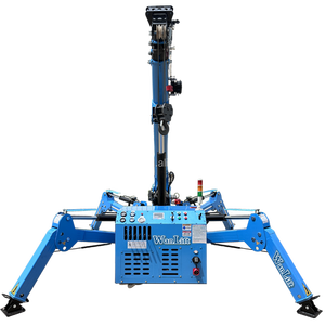 رافعة عنكبوتية صغيرة مزدوجة الطاقة 1 طن 2 طن للبيع رافعة عنكبوتية مع رافعة بناء بذراع ذراع الرافعة - Product Image 4