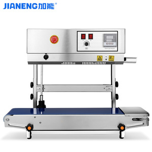 Sealer Plastic Machine Automatic Band Sealer Horizontal Electronic Heat Plastic Bag Vertical Type Sealing Machine