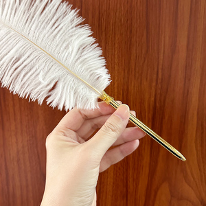 <span class=keywords><strong>Plume</strong></span> d'autruche naturelle antique <span class=keywords><strong>vintage</strong></span> pour <span class=keywords><strong>stylo</strong></span> - Product Image 2