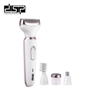 Afeitadora Eléctrica Profesional DSP para Mujer, 4 en 1, Recargable, Impermeable IPX7, Cuchilla Flotante con Accesorios - Product Image 1