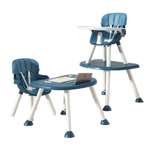 Table à manger et chaise en plastique pliable et pratique deux en un Mobilier d'apprentissage multifonctionnel pour bébés et enfants - Product Image 6