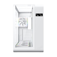 Gabinete Gaming para PC Lovingcool Full Tower con Triple Vidrio Templado y Pantalla de Temperatura, Compatible con ATX/ITX