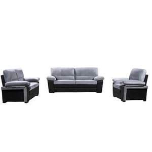 أثاث منزلي أحدث تصميم مجموعة أريكة جلدية ، 3 + 2 + 1 مقاعد أريكة الجلود الحديثة - Product Image 2