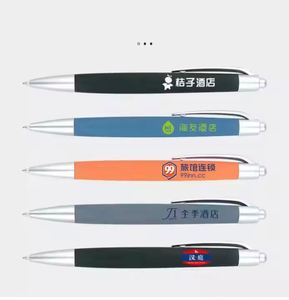 Stylo bille en plastique personnalisé avec logo, commande en gros, impression personnalisée, cadeau promotionnel, fournitures de bureau - Product Image 5