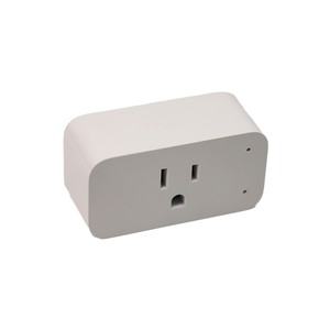 Smart Wi-Fi Enabled <b>Plug</b> <b>With</b> 1 Outlet 120V 15A Plastic Minimalist Design For Home Automation Wall <b>Switches</b> - Product Image 6