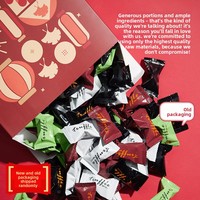 Boîte de chocolats au lait solides en forme de truffe, best-seller viral, 118g, boîte cadeau, collation cuite prête à consommer