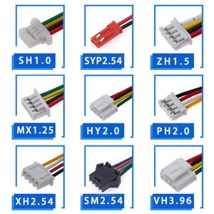 Elektronischer Kabel anschluss ZH1.5 2P 3P 4P 5P Einzel kopf Rot Schwarz Doppelkopf Silikon leim leitung Anschluss elektronischer Geräte - Product Image 5