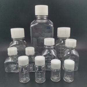 Mẫu Phòng Thí Nghiệm Nhựa Vô Trùng Vật Nuôi Petg Vuông Văn Hóa Phương Tiện Truyền Thông Vừa Chai Thuốc Thử Chai 60Ml 250Ml 500Ml 1000Ml Hóa Chất - Product Image 3