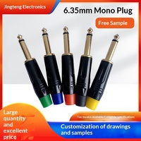 Prise audio/microphone mono 6,35 mm avec connecteur XLR