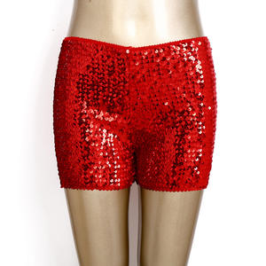 Peeqi 34654 Street New Spring Women's Fashion Straight <strong>Shorts</strong> Metallic <strong>Sequined</strong> Slim <strong>Hot</strong> <strong>Shorts</strong> Street Wear Stylish Club <strong>Shorts</strong> - Product Image 5