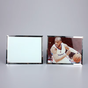 23*18cm Trasparente di sublimazione di <span class=keywords><strong>vetro</strong></span> del mestiere della foto frame - Product Image 1