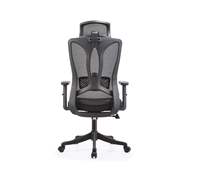 Chaise de bureau ergonomique à dossier haut en maille, avec appui-tête et accoudoirs réglables, pivotante et réglable en hauteur, vente en gros pour le bureau à domicile
