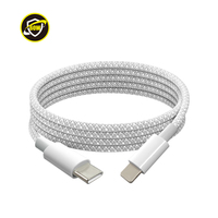 Logo personnalisé 60W Chargeur 1.5M Usb-C Type C à 8pin Câble de données pour Iphone 15 16 Pro Max Téléphone mobile Charge rapide