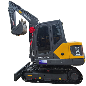 Usado Volvo EC60D Mini Escavadeira Zero Cauda Balanço para Construção Urbana e Paisagismo com Baixo Consumo de Combustível - Product Image 1